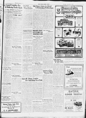 The Central New Jersey Home News from New Brunswick, New Jersey on November 8, 1927 · 9