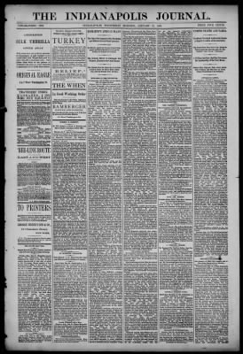 The Indianapolis Journal from Indianapolis, Indiana on January 16, 1889 · 1