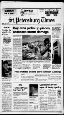 Tampa Bay Times from St. Petersburg, Florida on October 5, 1992 · 1