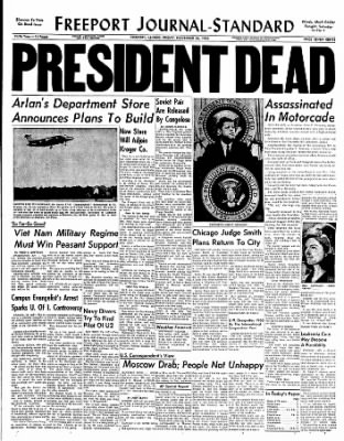Freeport Journal-Standard from Freeport, Illinois on November 22, 1963 · Page 1