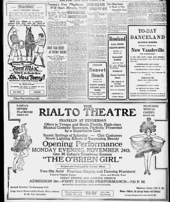 Rialto theatre opening