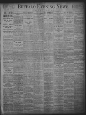Buffalo Evening News from Buffalo, New York on June 3, 1895 · 1