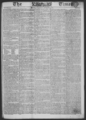 The Times from London, Greater London, England on October 19, 1814 · Page 1