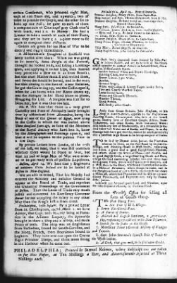 The Pennsylvania Gazette from Philadelphia, Pennsylvania on February 24, 1729 · Page 4