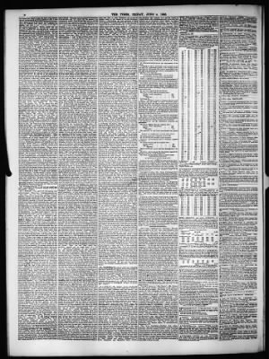 The Times from London, Greater London, England on June 4, 1886 