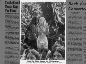 Photo from 1969 Woodstock
