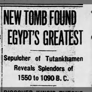 New Tomb Found Egypt's Greatest