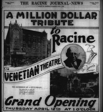 Venetian theatre opening