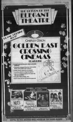 Golden East Crossing Cinemas 4 opening