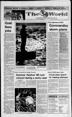 The World from Coos Bay, Oregon on September 6, 1986 · 1