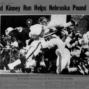 1971 Nebraska-Kansas, Jeff Kinney TD