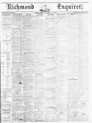 Richmond Enquirer from Richmond, Virginia on October 21, 1859 · 1