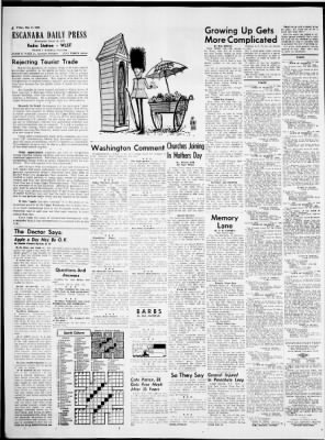 The Escanaba Daily Press from Escanaba, Michigan • Page 4