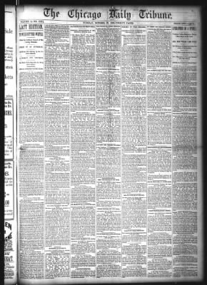 Chicago Tribune from Chicago, Illinois on October 28, 1890 · Page 1
