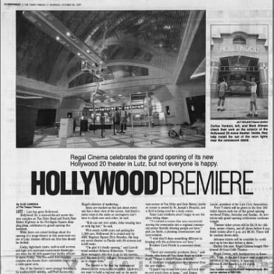 Regal Hollywood 20 opening