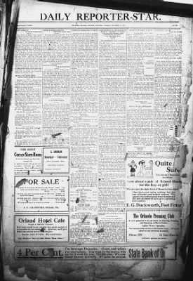 Orlando Evening Star from Orlando, Florida on October 6, 1911 · 1