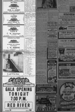 Carver theatre opening