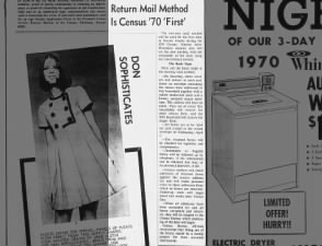 Article explains how the new process will work for mailed 1970 census forms
