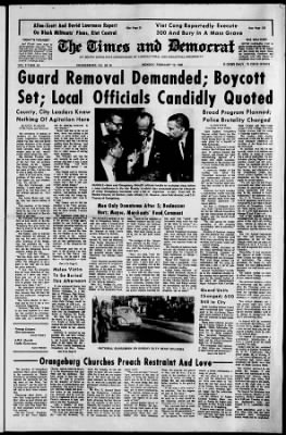 The Times and Democrat from Orangeburg, South Carolina on February 12, 1968 · 1