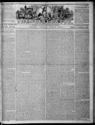 The Liberator from Boston, Massachusetts on June 8, 1860 · Page 1