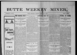 The Butte Weekly Miner