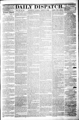 Richmond Dispatch from Richmond, Virginia on March 13, 1866 · 1
