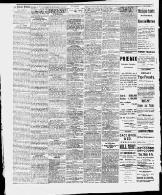 Chicago Tribune from Chicago, Illinois on October 13, 1871 · 2