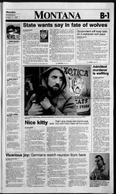 The Missoulian from Missoula, Montana on October 3, 1990 · 9