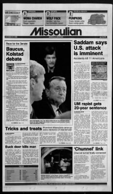 The Missoulian from Missoula, Montana on October 31, 1990 · 1