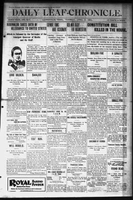 The Leaf-Chronicle from Clarksville, Tennessee on April 2, 1901 · 1