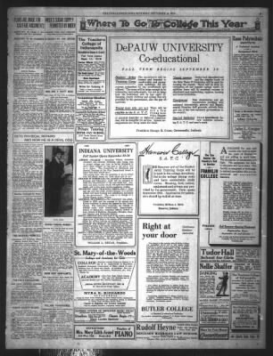 The Indianapolis News from Indianapolis, Indiana on September 14, 1918 · Page 9