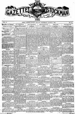 The Weekly Gazette And Stockman from Reno, Nevada on August 8, 1889 · Page 1