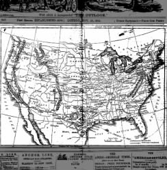 U.S. map ca. 1892