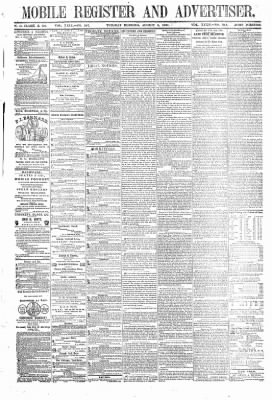Advertiser and Register from Mobile, Alabama • 1
