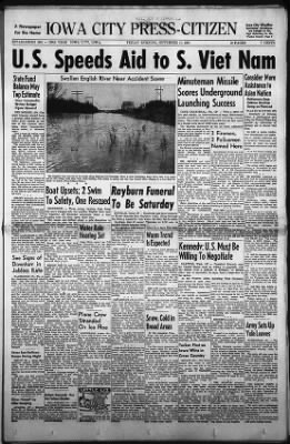 Iowa City Press-Citizen from Iowa City, Iowa on November 17, 1961 · 1