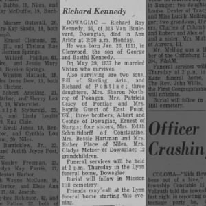 Obituary for Richard Roy Kennedy