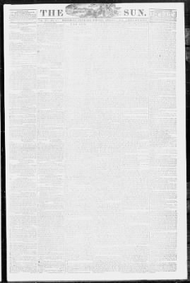 The Baltimore Sun from Baltimore, Maryland on August 8, 1844 · 1