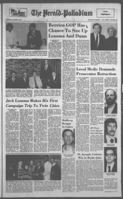 The Herald-Palladium from Saint Joseph, Michigan on March 5, 1984 · 3