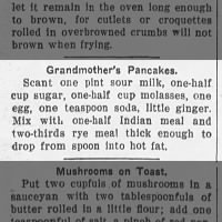 Grandmother's Pancakes (1911)