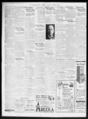 Hartford Courant from Hartford, Connecticut on October 11, 1926 · 2
