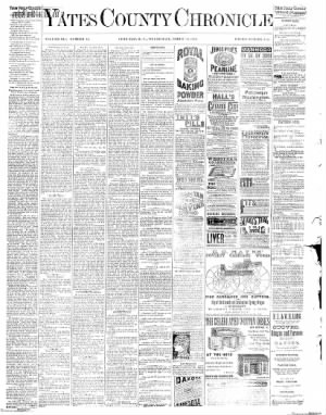 Chronicle-Express from Penn Yan, New York • Page 1