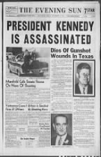 President John F. Kennedy is assassinated; Dies of gunshot wounds in Dallas, Texas