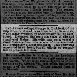 Death of Captain Bickford