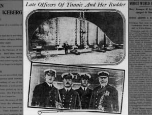 Picture of officers of the RMS Titanic who went down with the ship