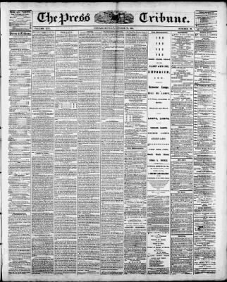 Chicago Tribune from Chicago, Illinois on October 22, 1860 · 1