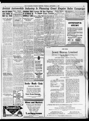 The Winnipeg Tribune from Winnipeg, Manitoba, Canada on September 3, 1929 · Page 19