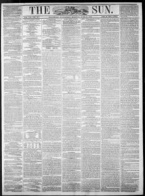 The Baltimore Sun from Baltimore, Maryland on June 13, 1866 · 1
