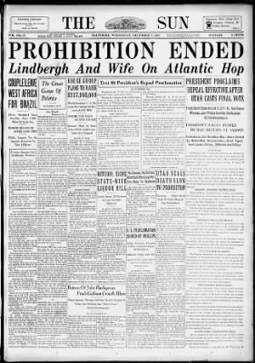 The Baltimore Sun from Baltimore, Maryland on December 6, 1933 · 1