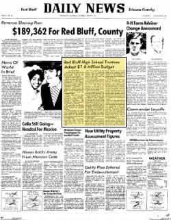 Red Bluff Tehama County Daily News