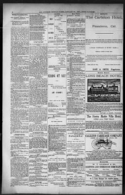The Los Angeles Times from Los Angeles, California on January 23, 1887 · 2